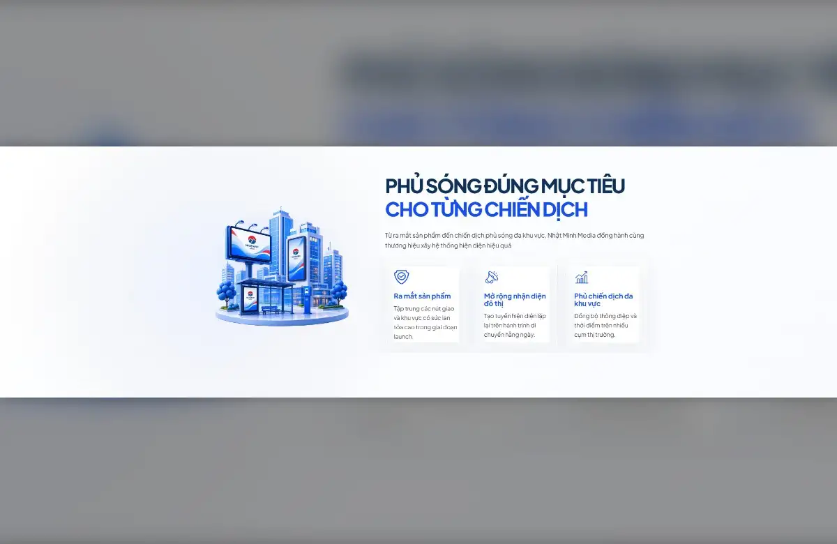 Phủ sóng đúng mục tiêu